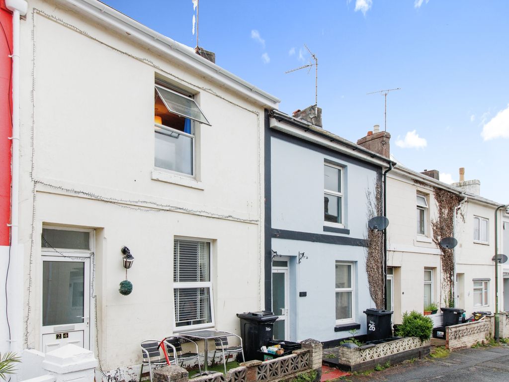 3 bed terraced house for sale in Orchard Road, Torquay TQ2, £150,000
