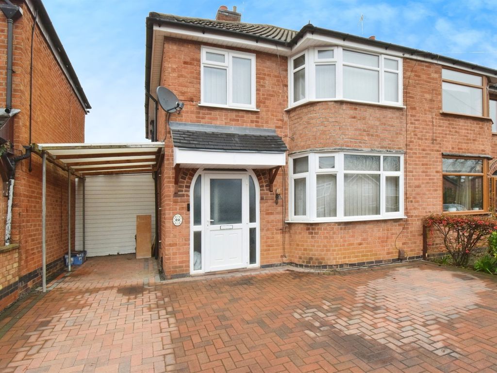 3 bed semidetached house for sale in Pulford Drive, Scraptoft