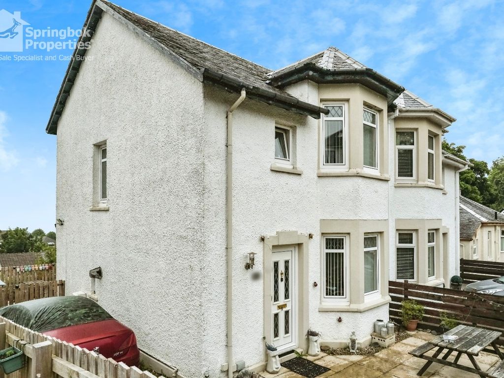 3 bed semidetached house for sale in Manor Crescent, Gourock