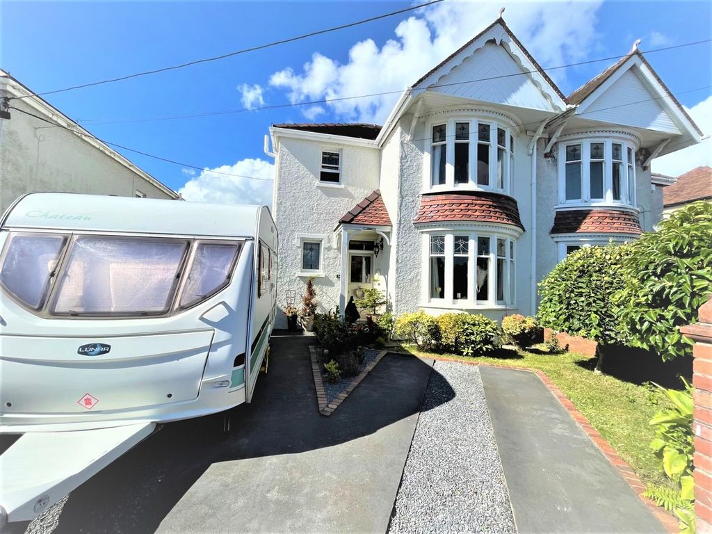 3 bed semidetached house for sale in Erw Terrace, Burry Port SA16, £