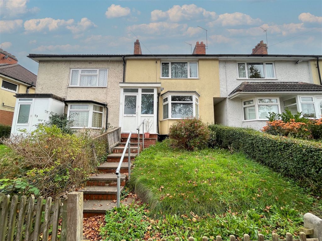 2 bed terraced house for sale in Cleeve Road, Yardley Wood, Birmingham