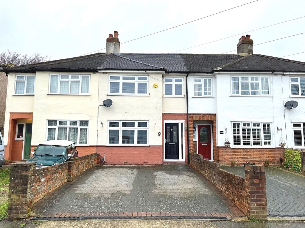 3 bed terraced house for sale in Roebuck Road, Chessington, Surrey. KT9, £469,950 Zoopla