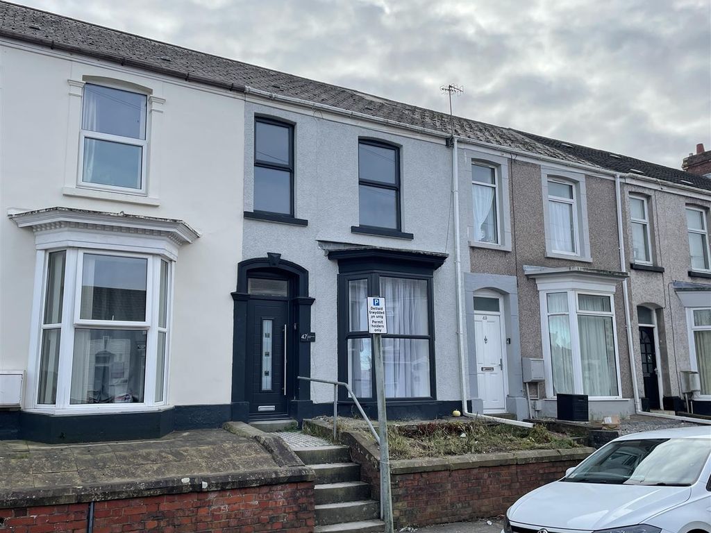 3 bed terraced house for sale in Marlborough Road, Brynmill, Swansea