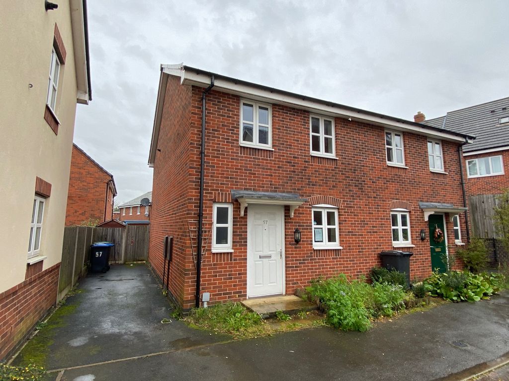 2 bed semidetached house for sale in Prior Park Road, Rugby CV22, £