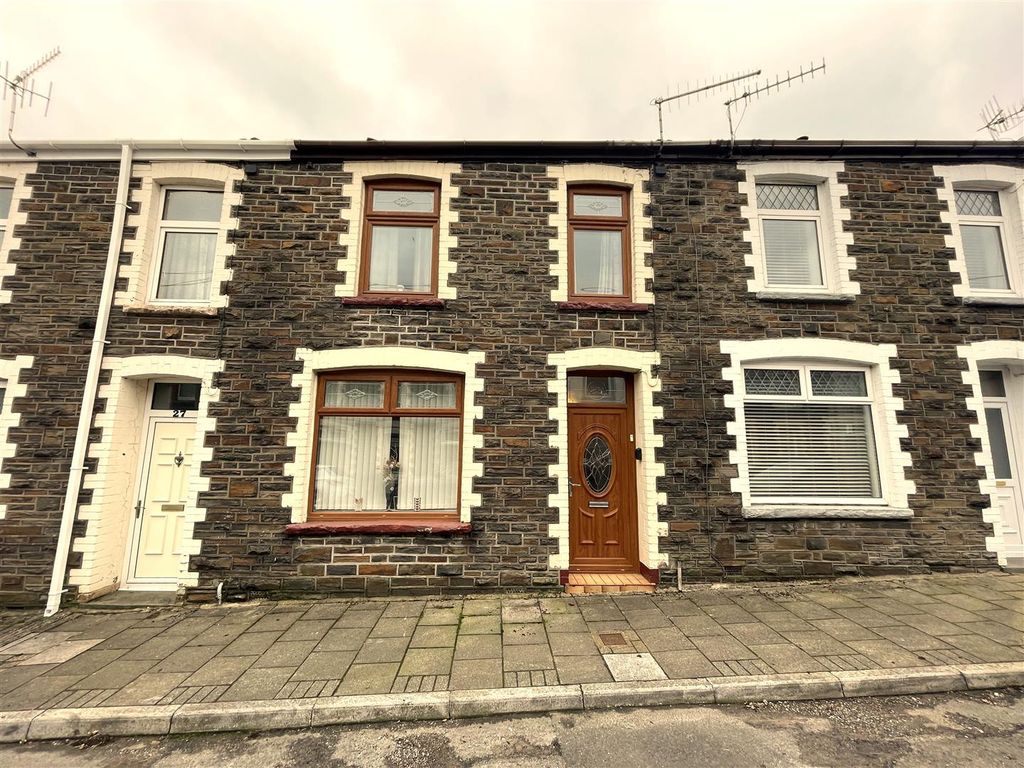 Terraced house for sale in Cadwaladr Street, Mountain Ash CF45, £95,000