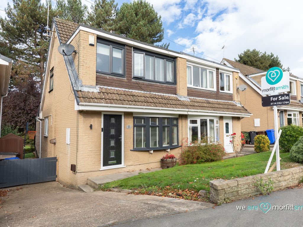 3 bed semidetached house for sale in River View Road, Oughtibridge