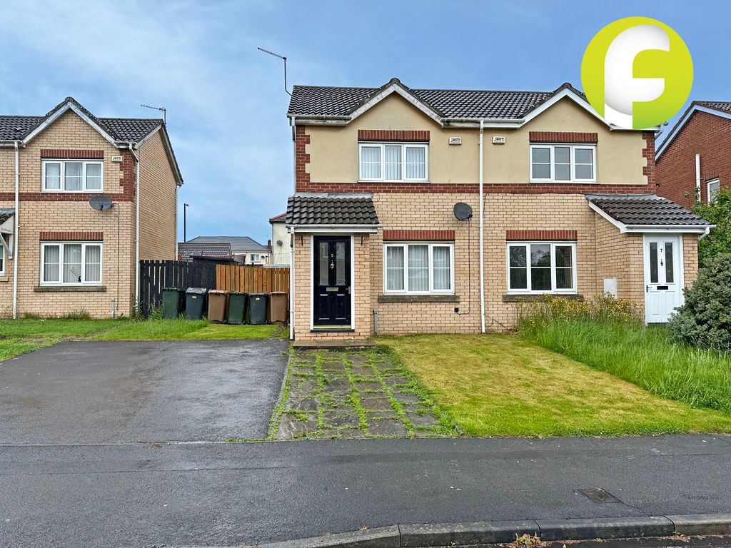 2 bed semidetached house for sale in Brahman Avenue, North Shields, North Tyneside NE29, £