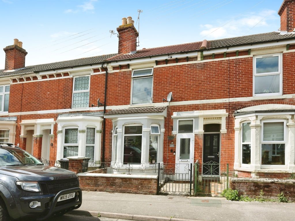 2 bed terraced house for sale in Bevis Road, Gosport PO12, £225,000