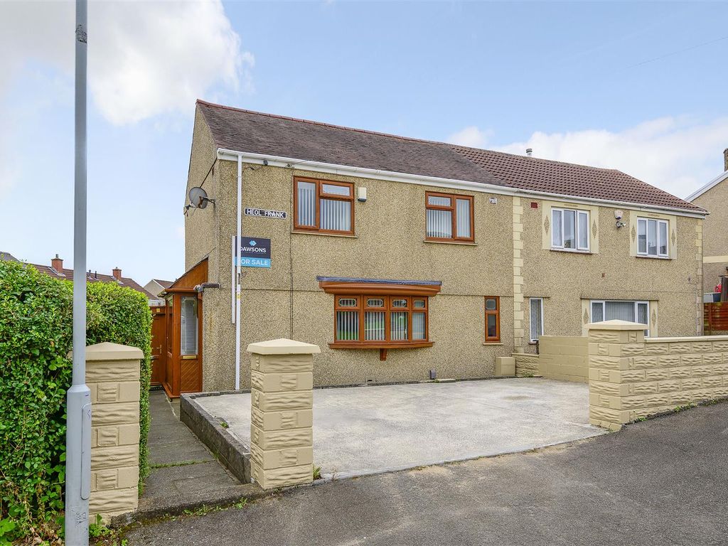 2 bed semidetached house for sale in Heol Frank, Penlan, Swansea SA5