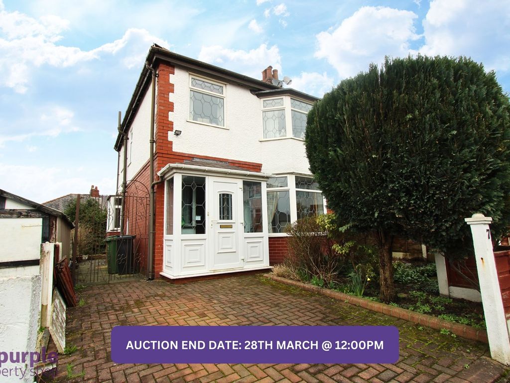 3 bed semidetached house for sale in Corrin Road, Bolton BL2, £115,000