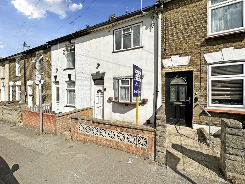 2 bed terraced house for sale in James Street, Gillingham, Kent ME7, £
