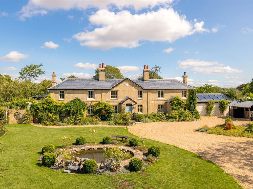 5 bed detached house for sale in Comberton Road, Barton, Cambridge, Cambridgeshire CB23, £