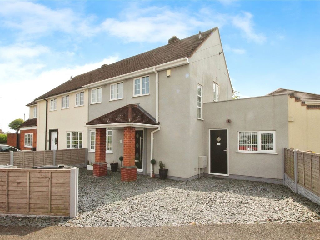 3 bed semidetached house for sale in Vicarage Road, Upper Gornal, West