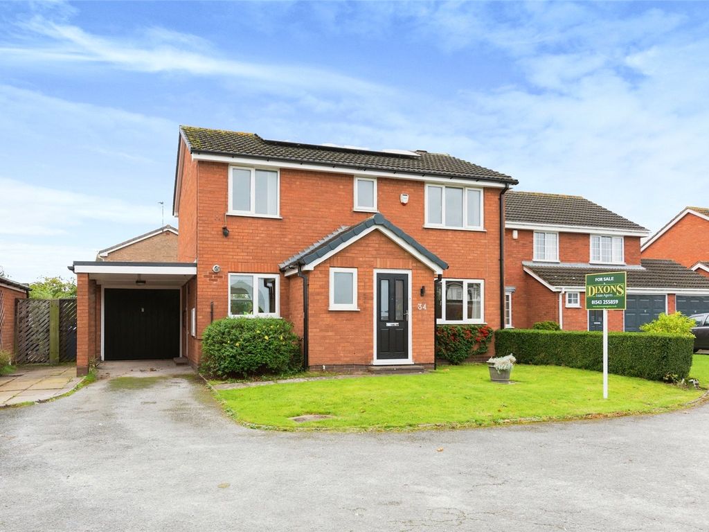 4 bed detached house for sale in Darnford Lane, Lichfield