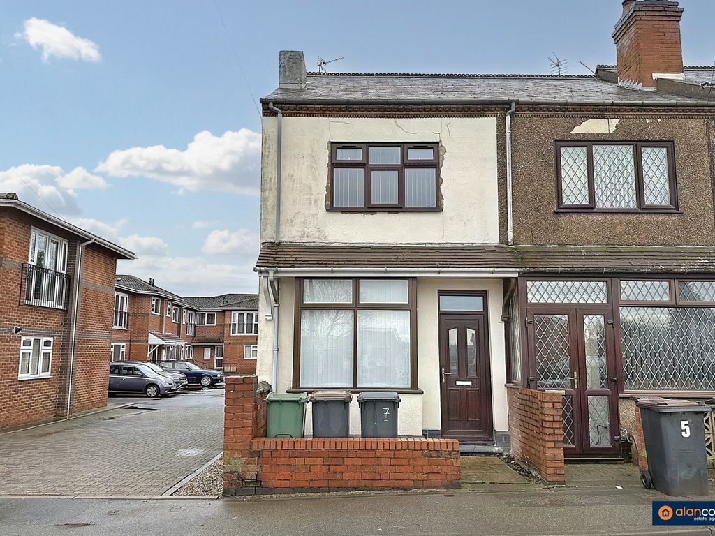 2 bed end terrace house for sale in Bulkington Road, Bedworth CV12, £