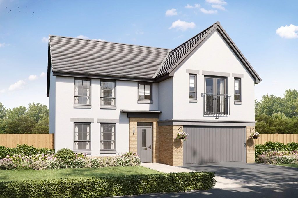 New home, 4 bed detached house for sale in "Colville" at Gairnhill