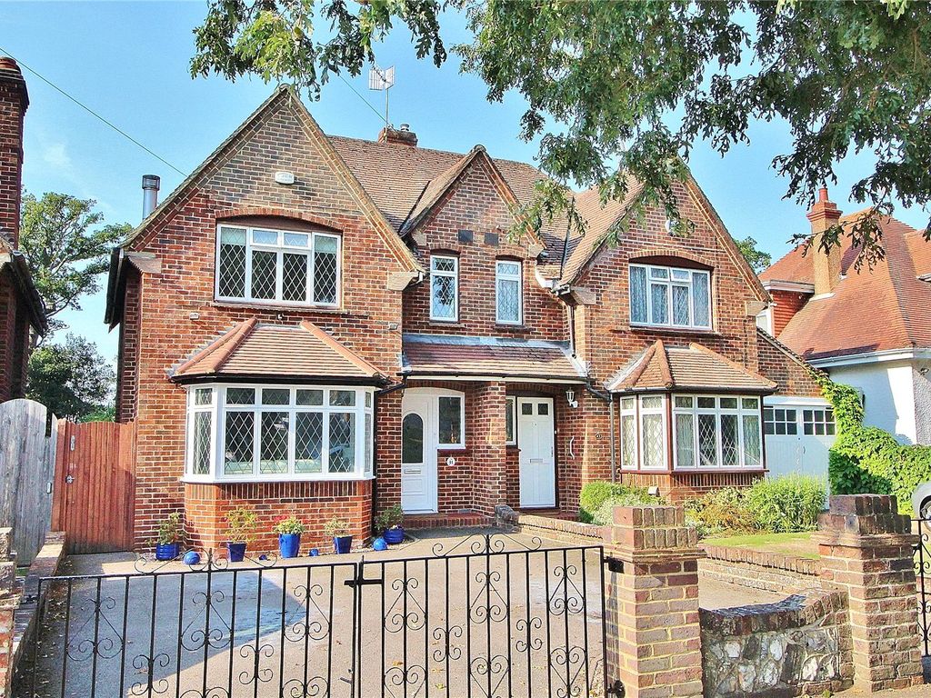 3 bed semidetached house for sale in Offington Avenue, Offington, Worthing, West Sussex BN14
