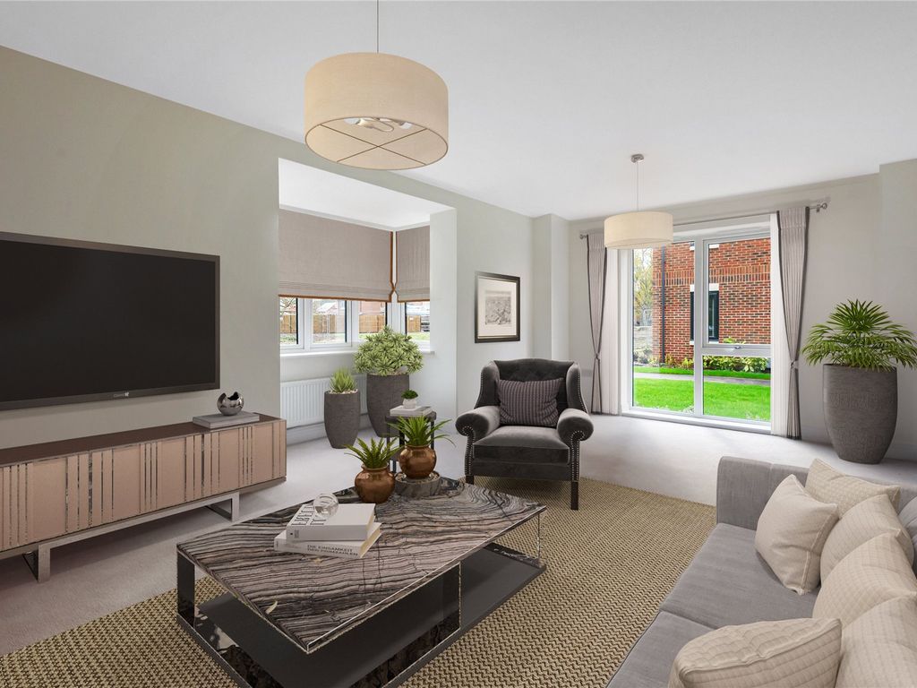 New home, 3 bed detached house for sale in Ottershaw, Chertsey, Surrey