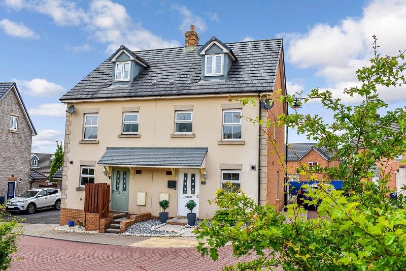 3 bed semidetached house for sale in Clos Y Fferm, Coity, Bridgend