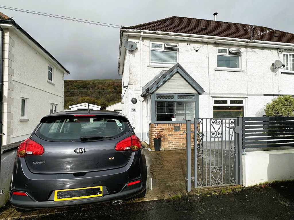 2 bed semidetached house for sale in Ynyswen, Penycae, Swansea. SA9, £