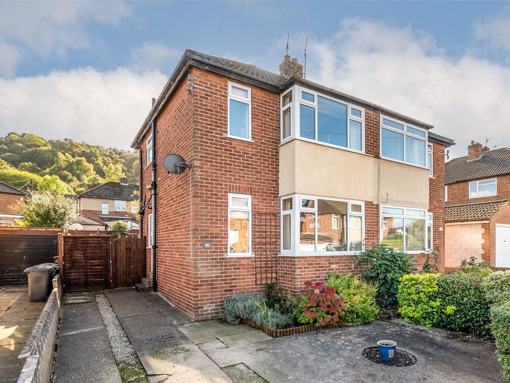 3 bed semidetached house for sale in Milner Bank, Otley, West