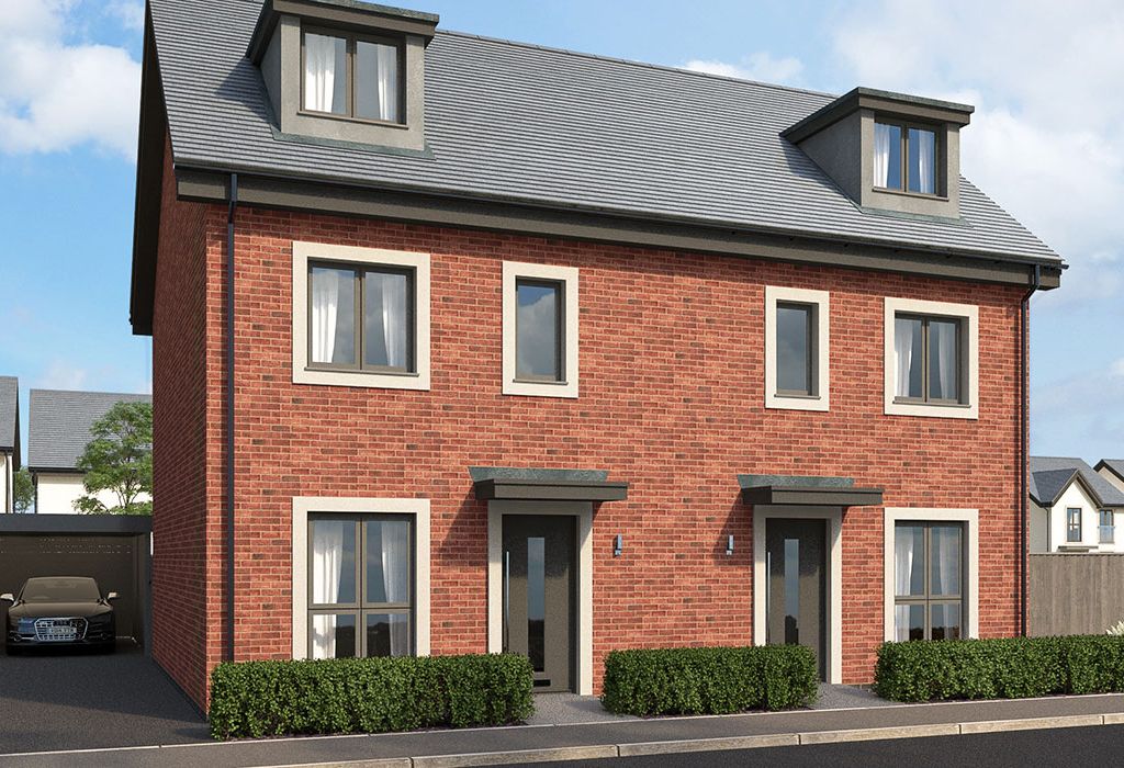 New home, 4 bed semidetached house for sale in Off Maes Y Gwernen Road