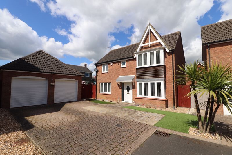 4 bed detached house for sale in Cedar Court, Widdrington, Morpeth NE61