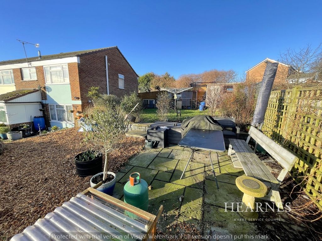 2 bed terraced house for sale in Meadows Close, Upton, Poole BH16, £