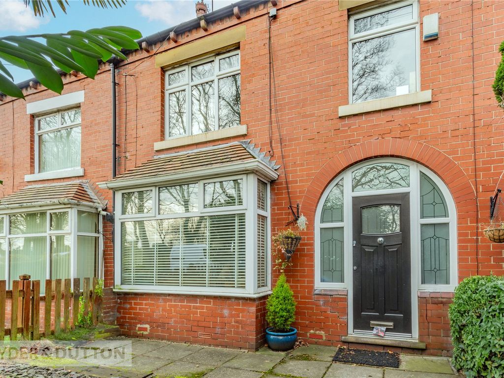 3 bed terraced house for sale in Thomas Street, Lees, Oldham OL4, £