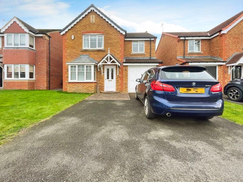 4 bed detached house for sale in Nottingham Court, Bedlington NE22, £