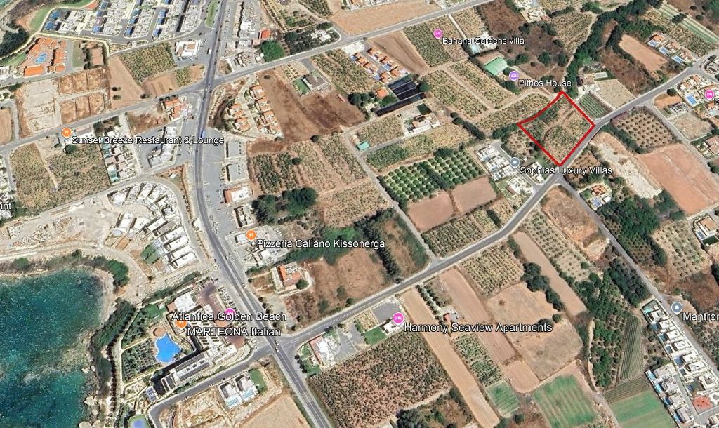 Land for sale in Kissonerga, Paphos, Cyprus, £624,538 Zoopla
