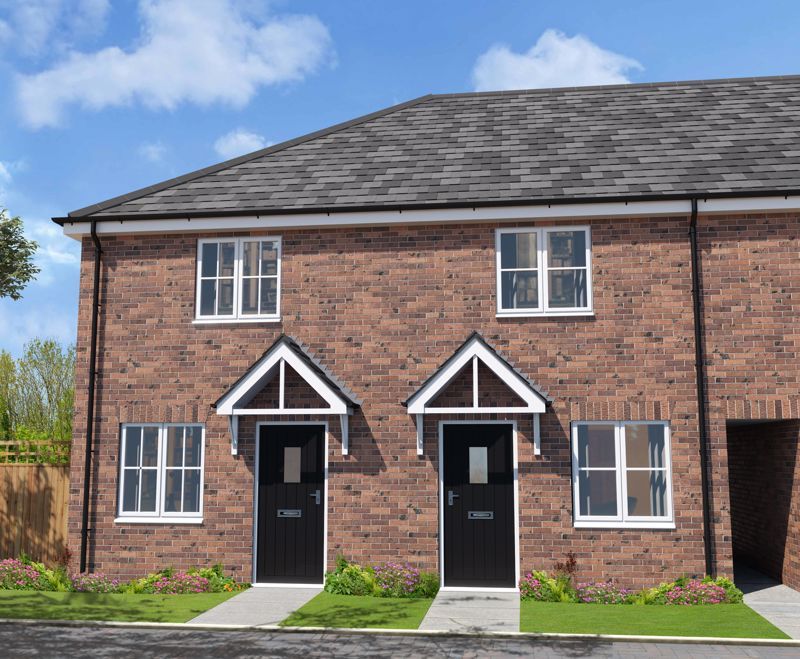 New home, 2 bed terraced house for sale in Plot 42, The Jade, Saxon Park, Branston LN4, £189,950