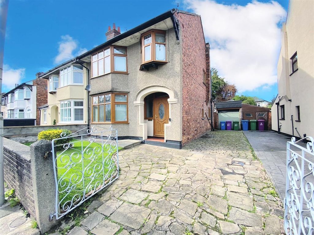 3 bed semidetached house for sale in Honeys Green Lane, West Derby
