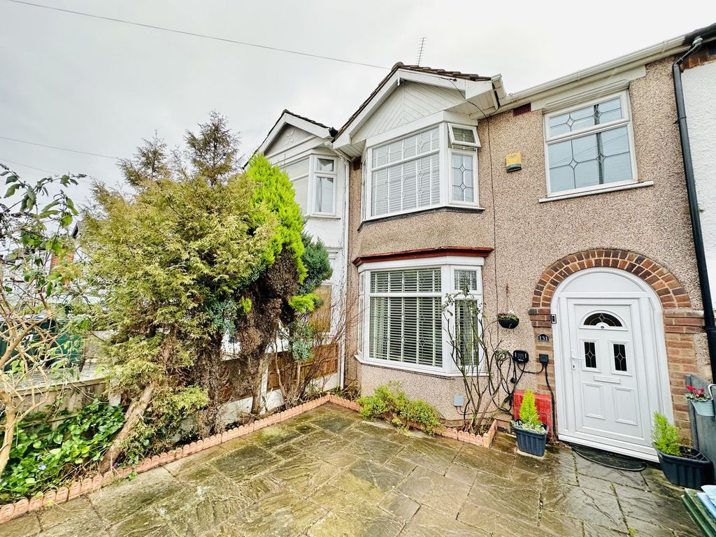 3 bed terraced house for sale in Torrington Avenue, Coventry CV4, £
