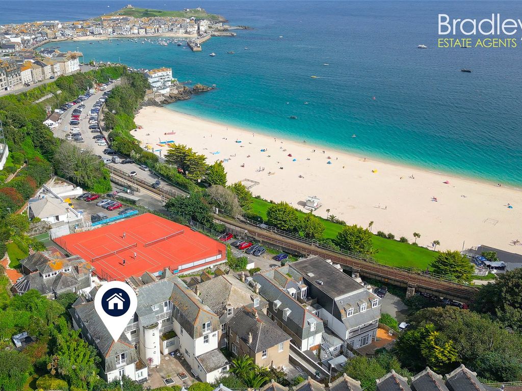 1 bed flat for sale in Primrose Valley, St. Ives, Cornwall TR26, £