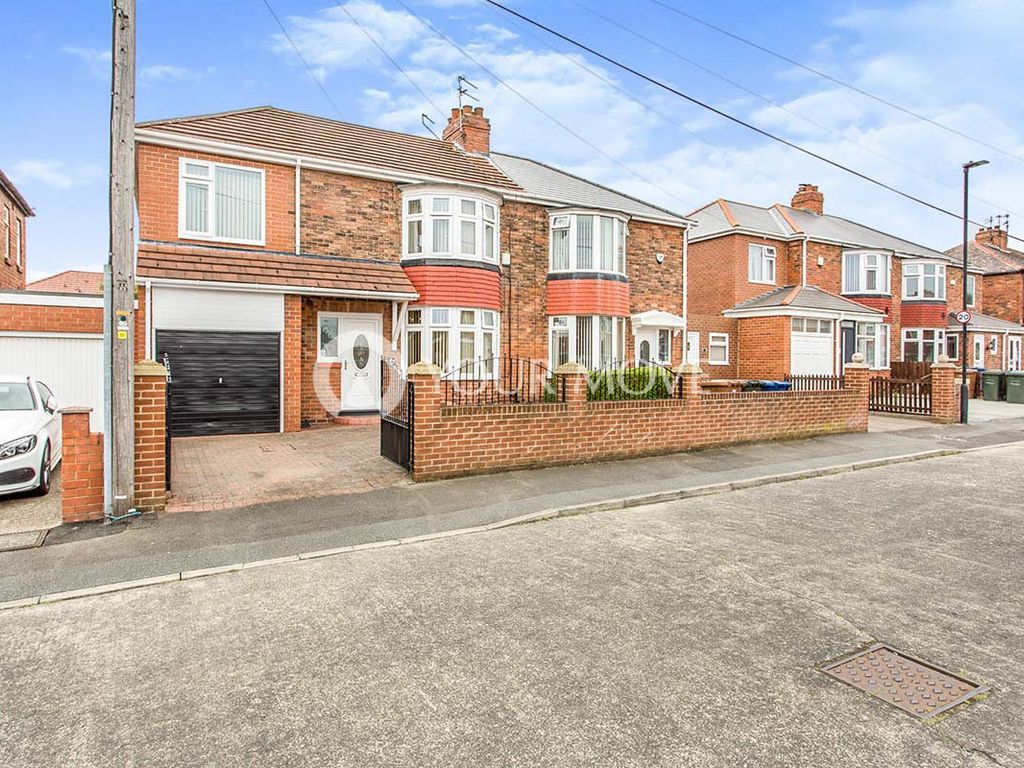 3 bed semidetached house for sale in Calderdale Avenue, Newcastle Upon