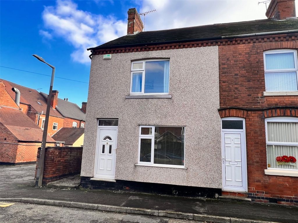 3 bed end terrace house for sale in Belvedere Road, Woodville, Swadlincote, Derbyshire DE11, £