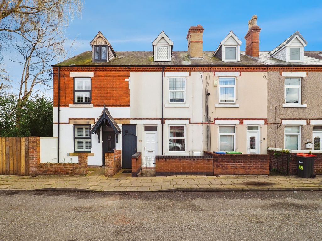 3 bed terraced house for sale in West Terrace, Hucknall, Nottingham
