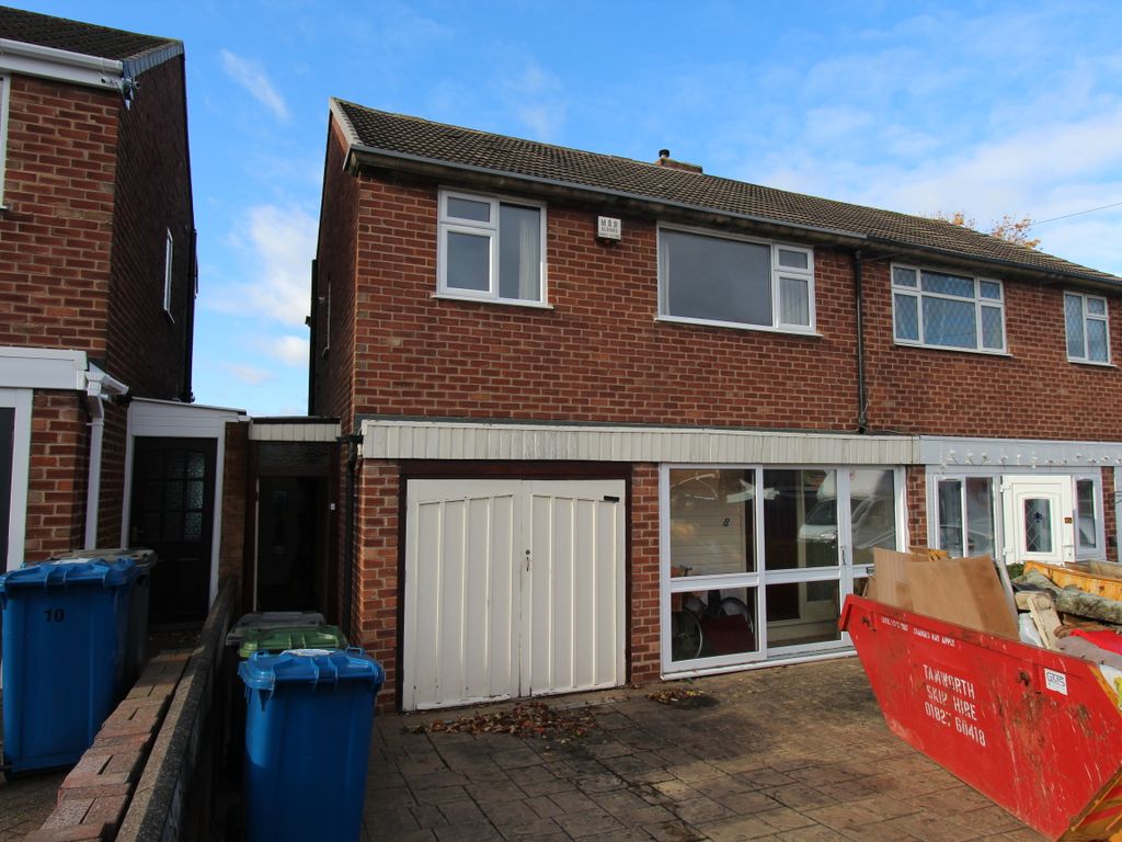 3 bed semidetached house for sale in Hopleys Close, Amington, Tamworth