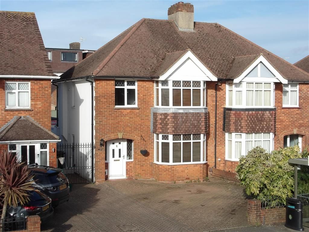 3 bed semidetached house for sale in Hangleton Road, Hove, East Sussex
