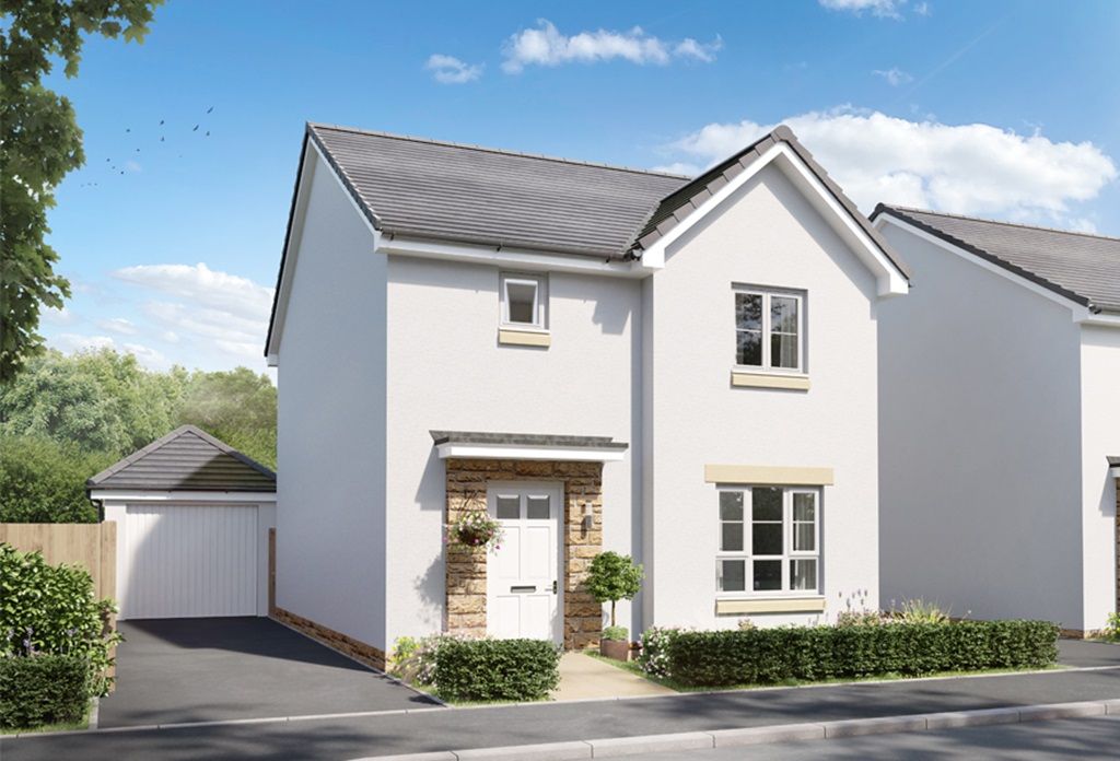 New home, 3 bed detached house for sale in "Craigend" at Cumbernauld