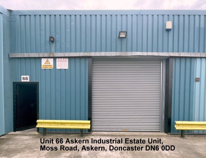 Light industrial to let in Unit 66, Askern Industrial Estate, Moss Road
