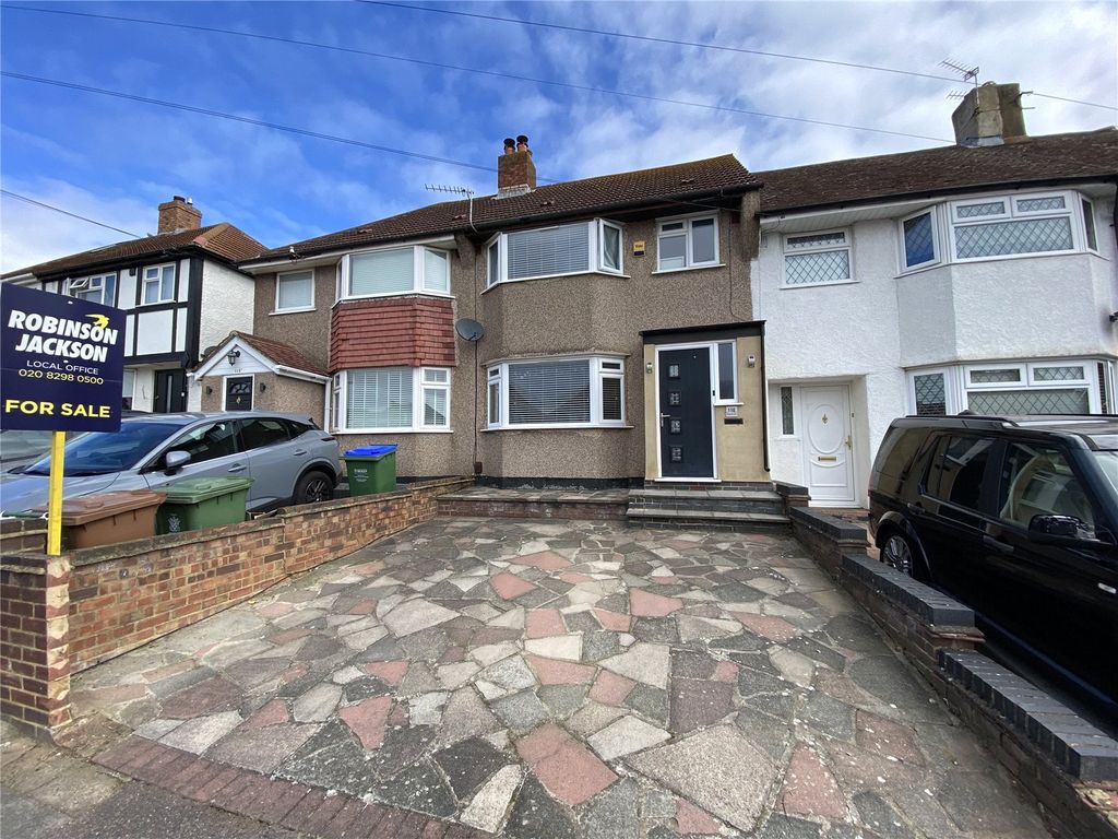 3 bed terraced house for sale in Ridgeway West, Sidcup, Kent DA15, £