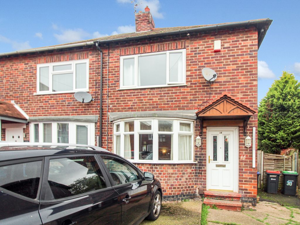 2 bed semidetached house for sale in Coates Avenue, Hucknall