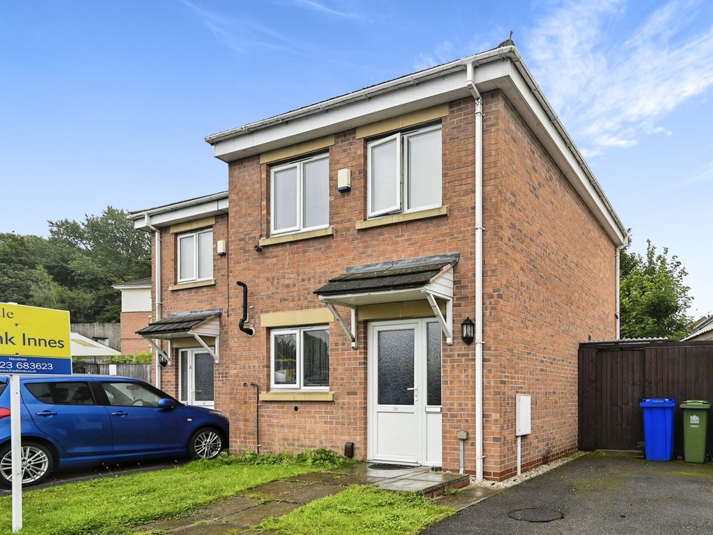 2 bed semidetached house for sale in Oxford Street, Mansfield