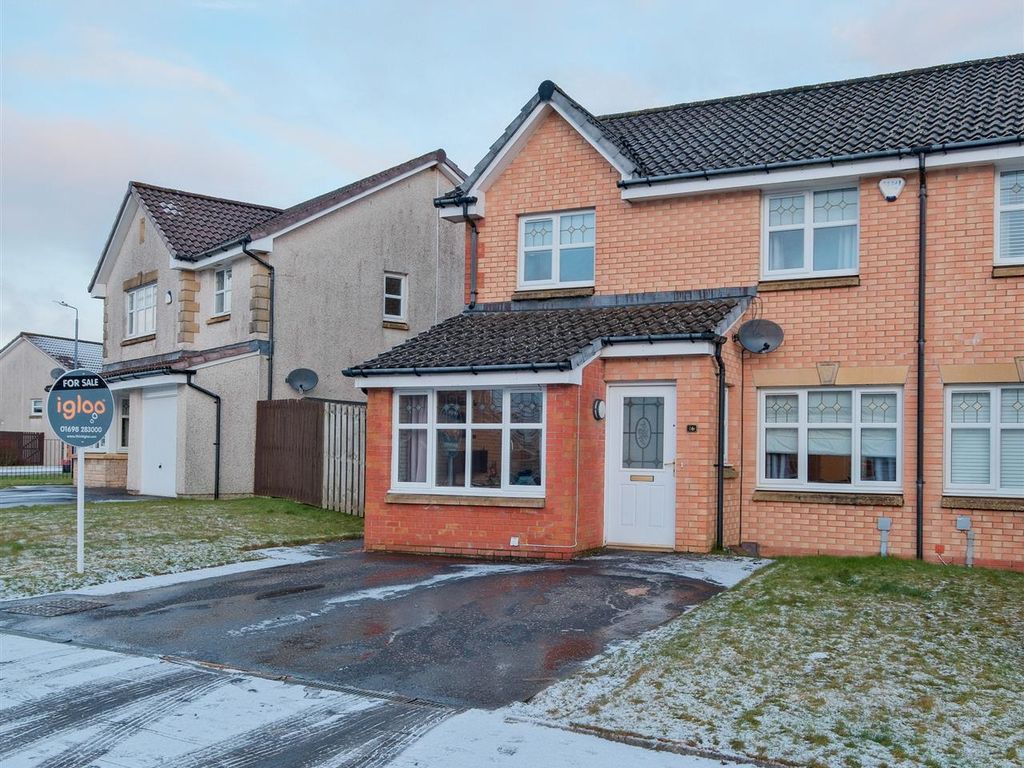 3 bed semidetached house for sale in Glen Shee Gardens, Carluke ML8, £
