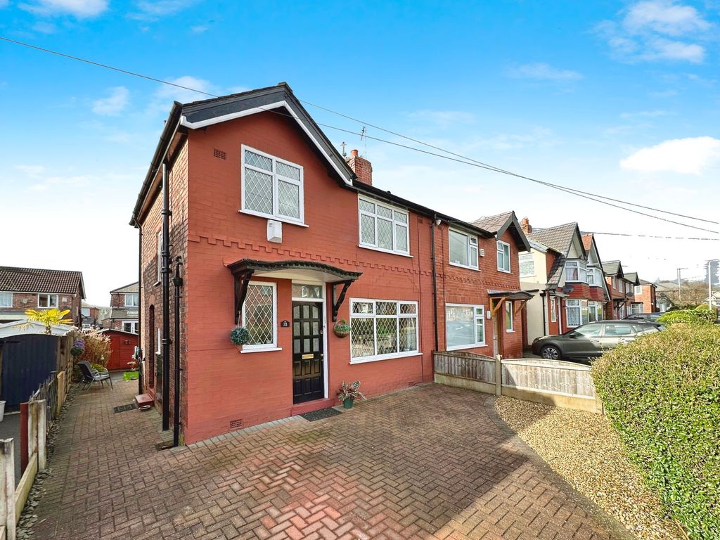3 bed semidetached house for sale in St. Austells Drive, Prestwich M25