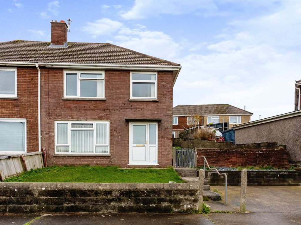 3 bed semidetached house for sale in Pen Parcau, Bettws, Bridgend CF32