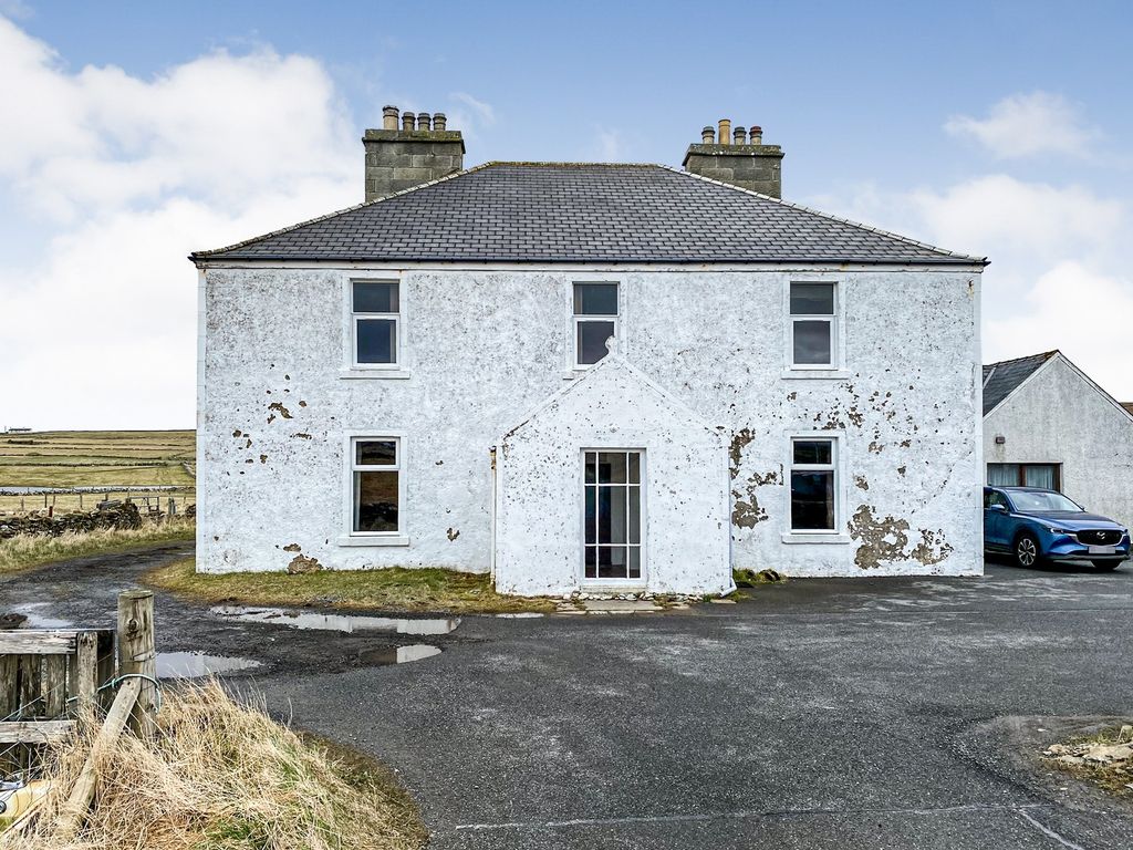 7 bed detached house for sale in Baltasound, Unst, Shetland ZE2, £