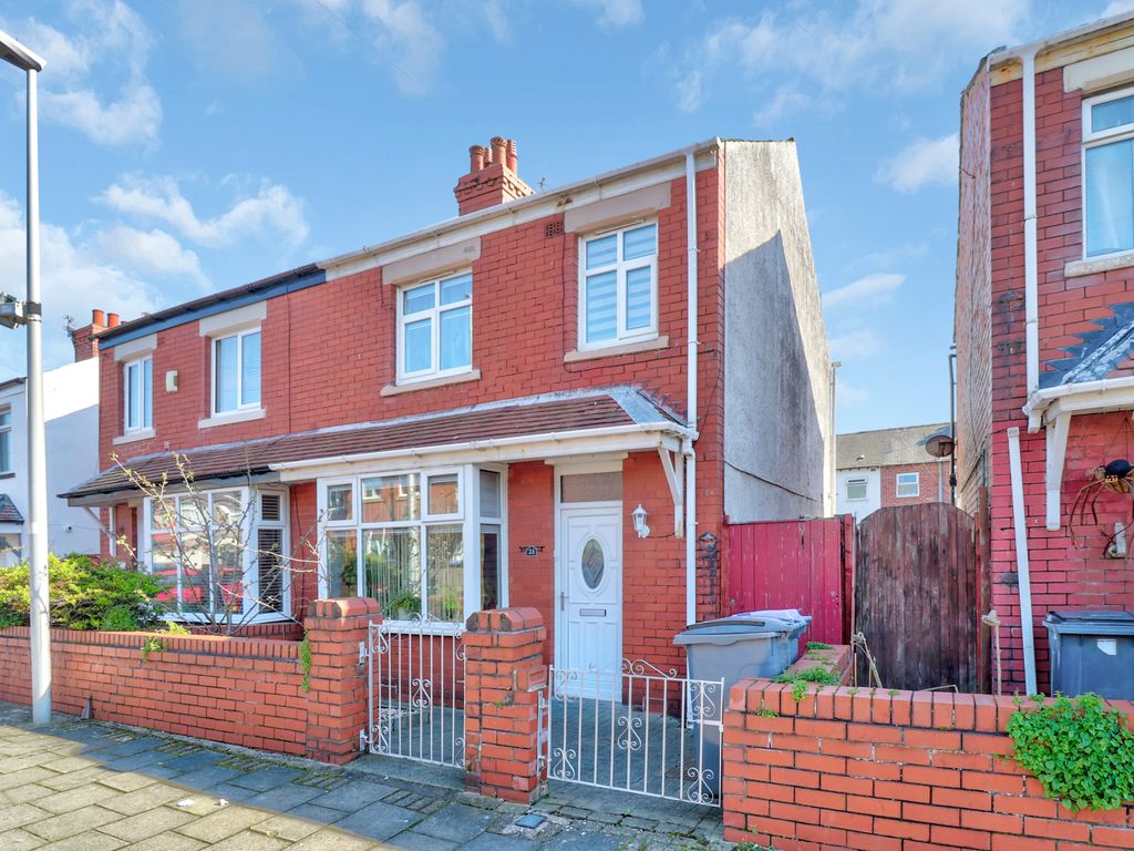 3 bed semidetached house for sale in Nuttall Road, Blackpool FY1, £